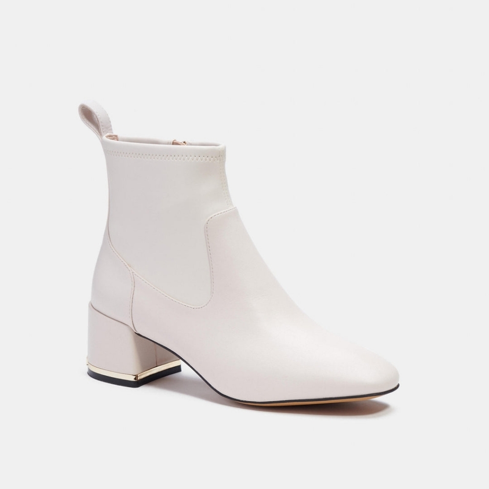 Coach Nala Bootie, Chalk - New In Box